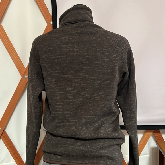 Patagonia knit jacket zip up with pockets men’s size small but unisex nice brown - Picture 5 of 6